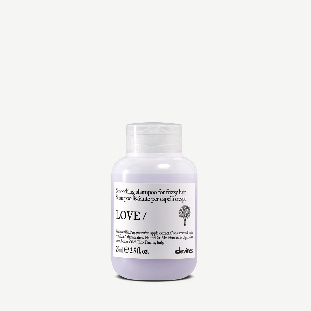 Davines ES International LOVE SMOOTHING Shampoo - Champú anti-frizz para cabello encrespado
