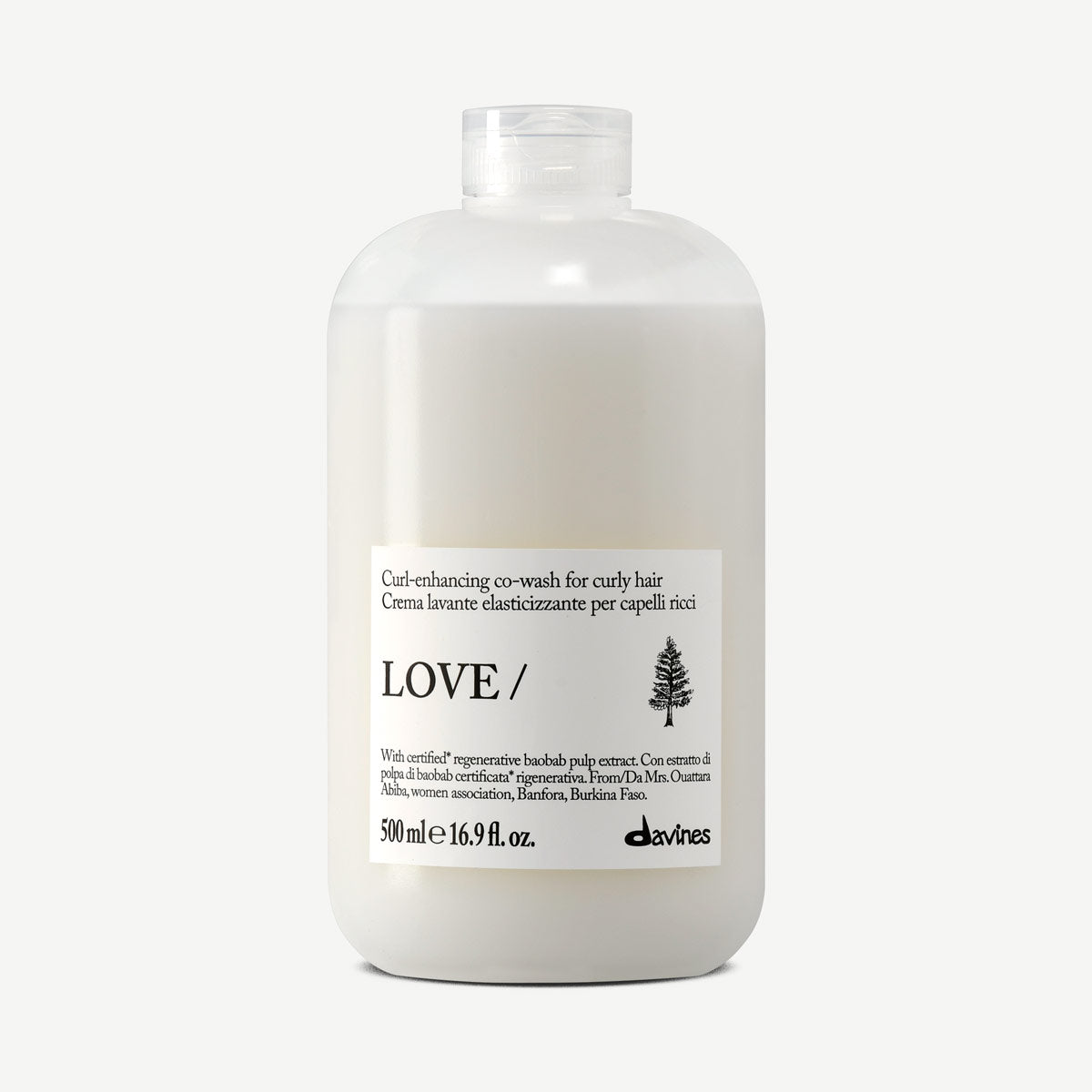 Davines ES International LOVE CURL Co-wash - Co-wash potenciador de rizos para cabello rizado