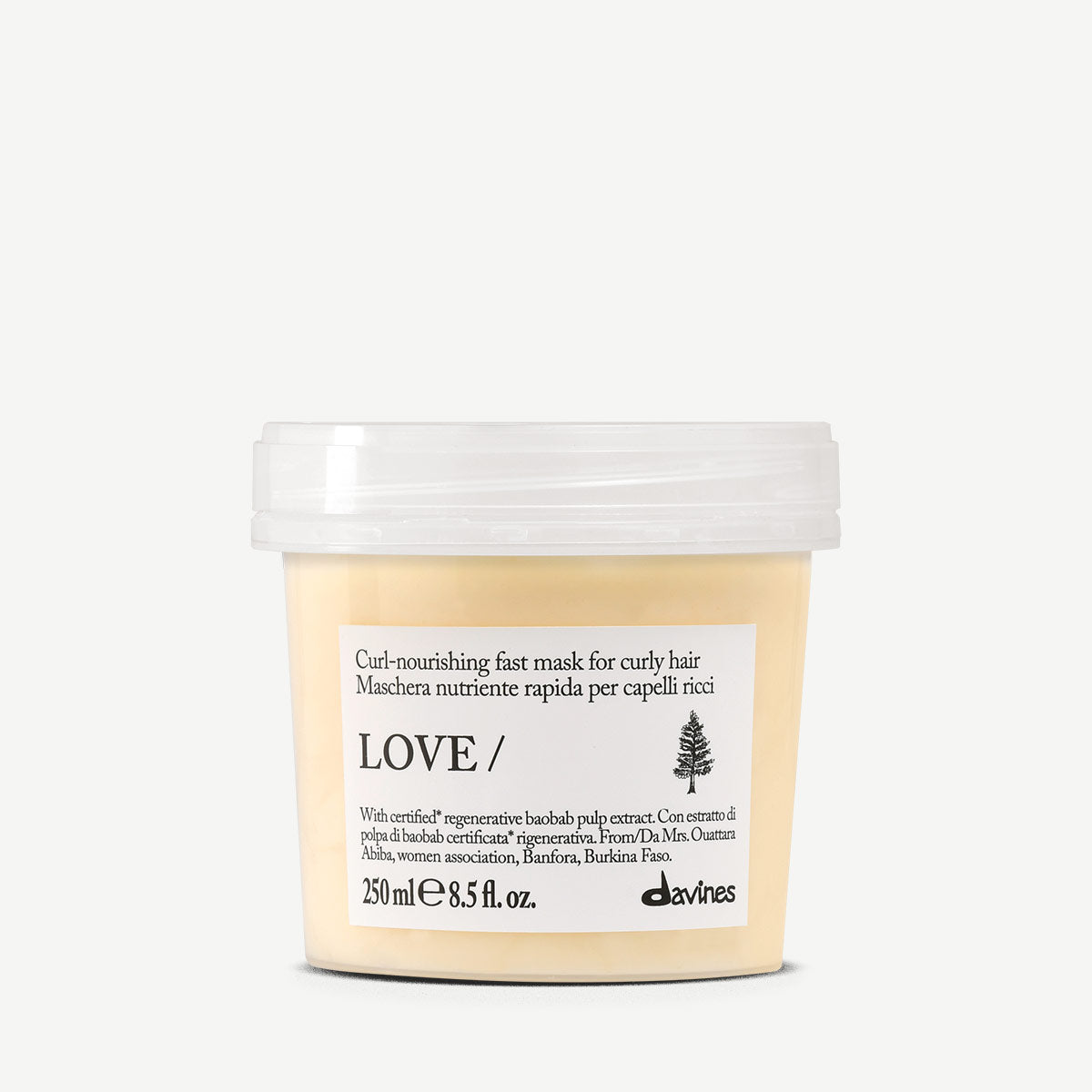 Davines ES International LOVE CURL Mask - Mascarilla rápida nutritiva para el cabello rizado