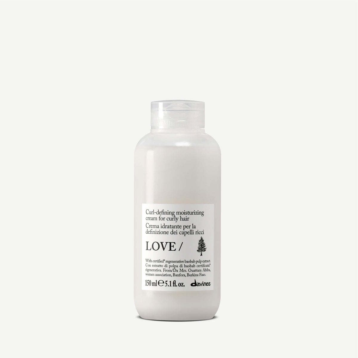 Davines ES International LOVE CURL Cream - Crema hidratante definidora de rizos para cabello rizado y ondulado