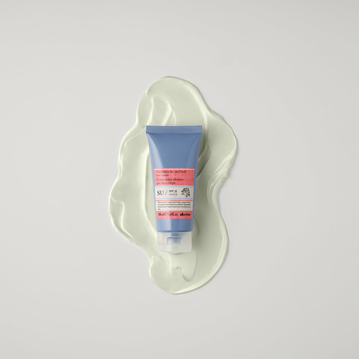 Davines ES International SU SPF30 - Crema solar hidratante para rostro y cuerpo