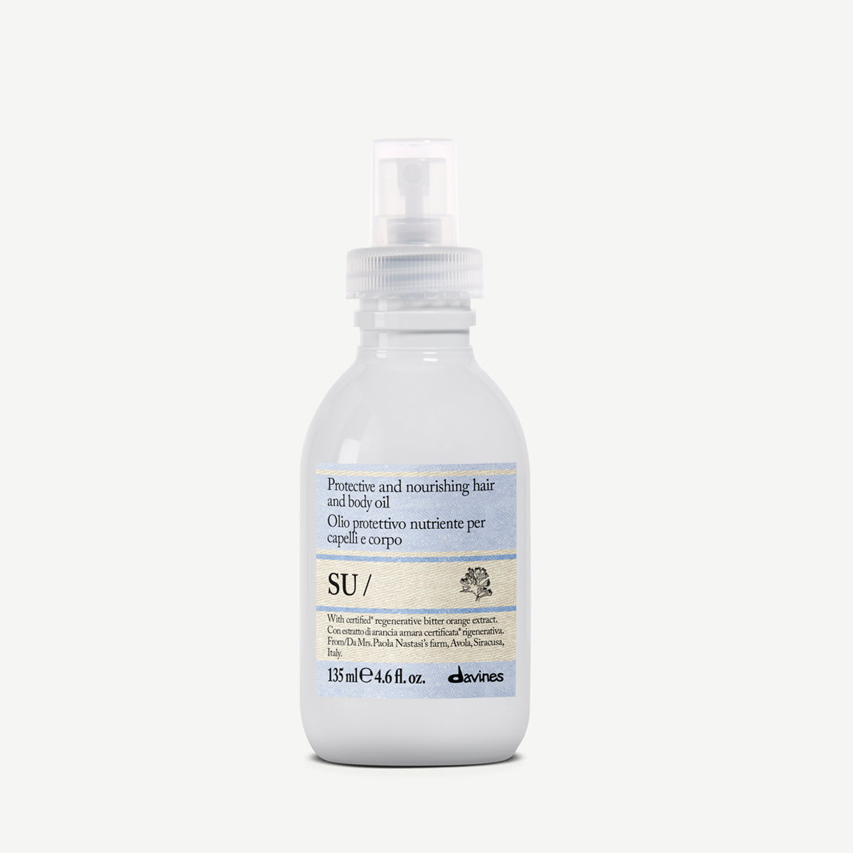 Davines ES International SU Hair & Body Oil - Aceite nutritivo y protector para cabello y cuerpo expuestos al sol