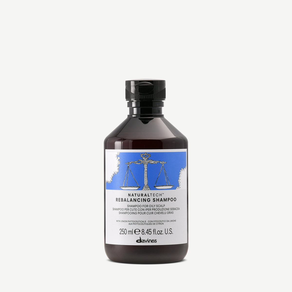Davines ES International REBALANCING Shampoo - Champú reequilibrante para cueros cabelludos con hiperproducción sebácea