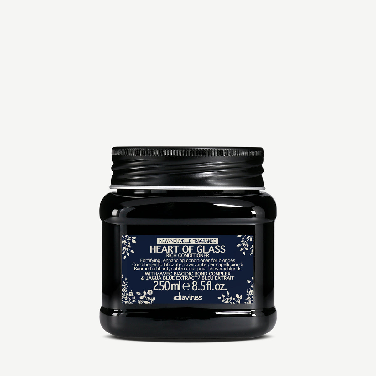 Davines ES International HEART OF GLASS Rich Conditioner - Acondicionador fortalecedor y realzador para rubios naturales o teñidos