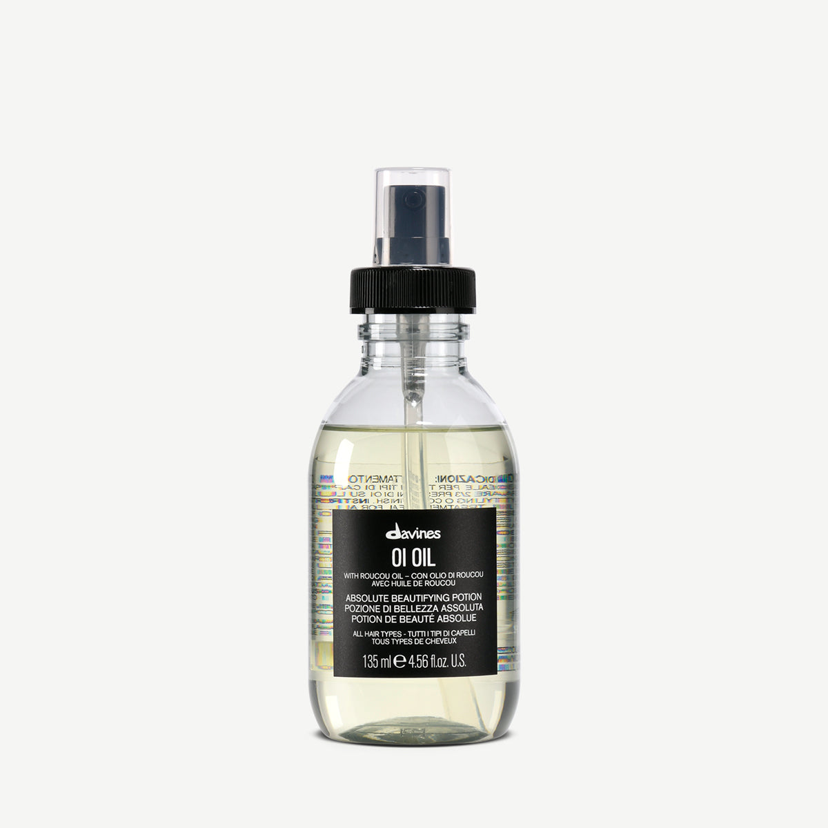Davines ES International OI Oil - Aceite capilar multifuncional antiencrespamiento y potenciador de brillo