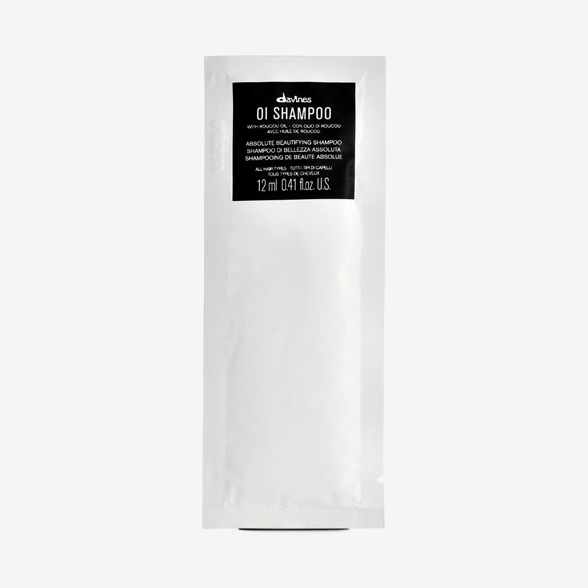 OI Shampoo - Champú para un cabello brillante Champú suave de uso diario para un cabello brillante y aterciopelado Davines