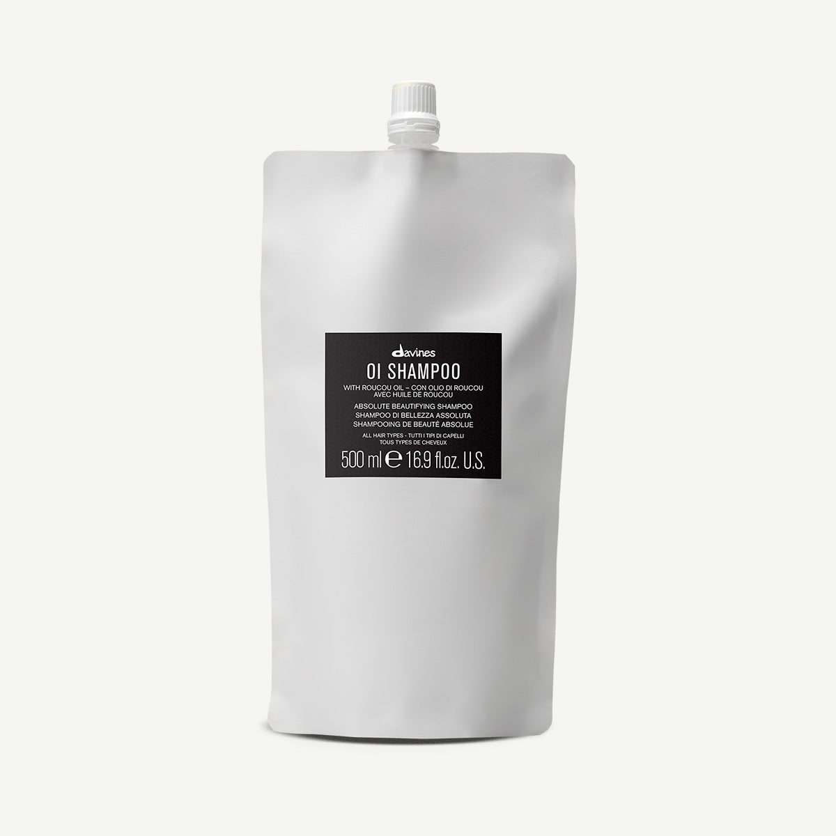 Davines ES International OI Shampoo - Champú suave de uso diario para un cabello brillante y aterciopelado