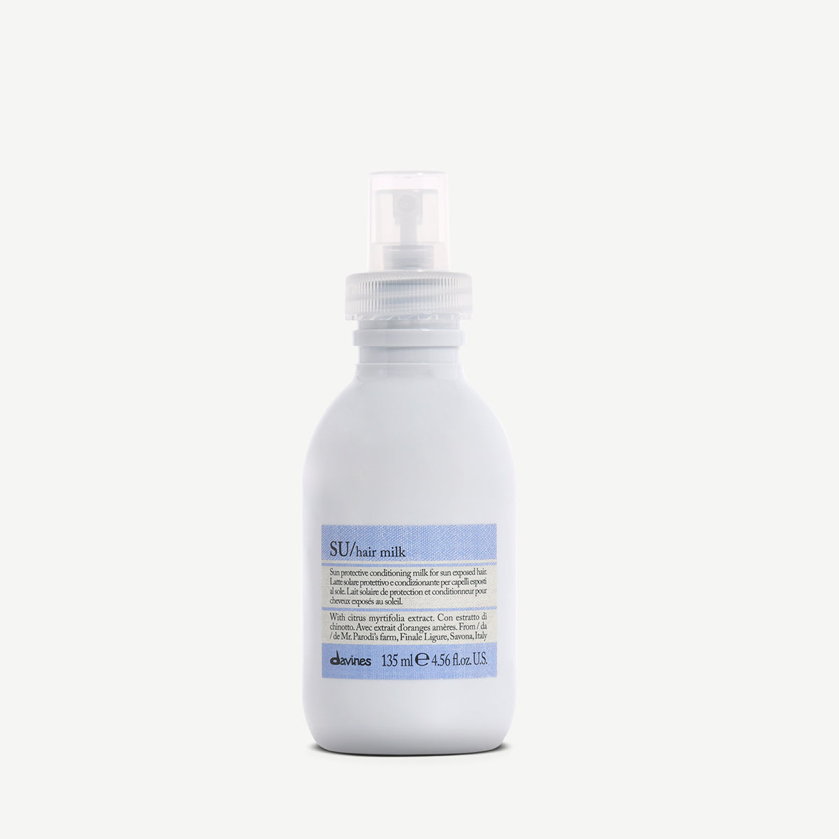 Davines ES International SU Milk - Crema spray para el cabello, con protección UV ideal durante y después de la exposición al sol.