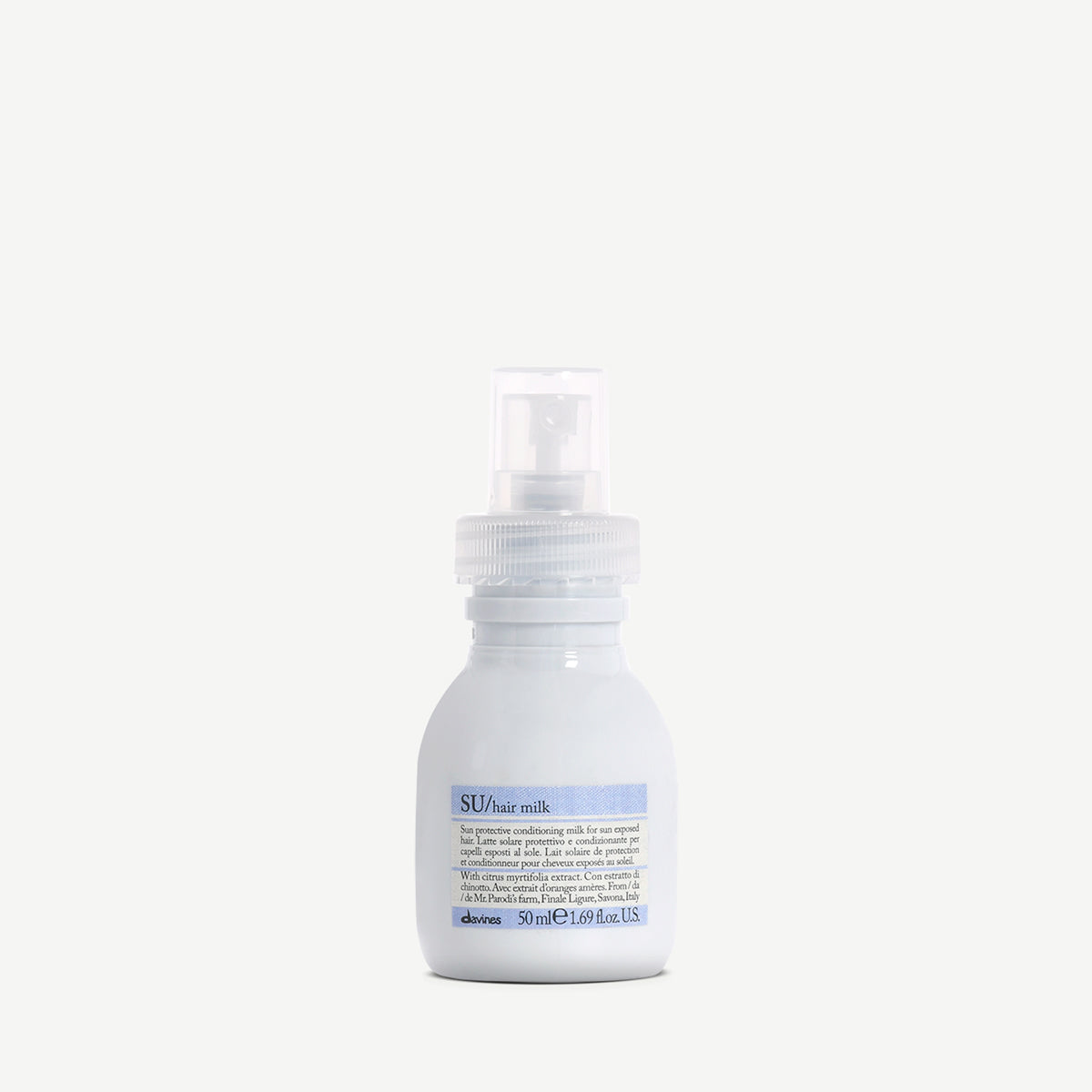 Davines ES International SU Milk - Crema spray para el cabello, con protección UV ideal durante y después de la exposición al sol.