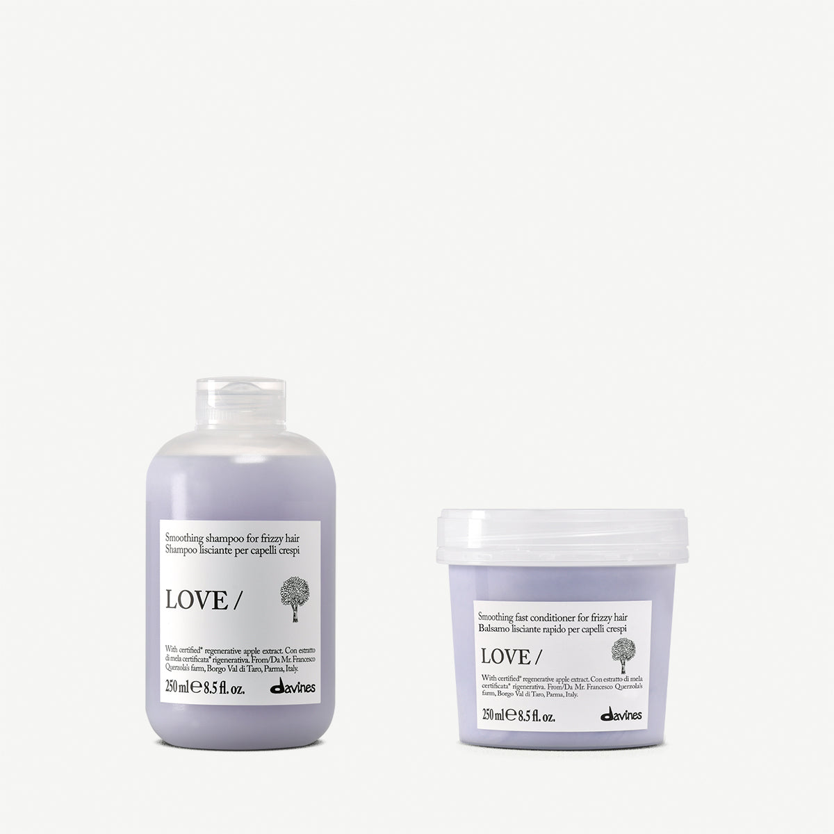 Kit LOVE SMOOTHING champú y acondicionador 1 Davines