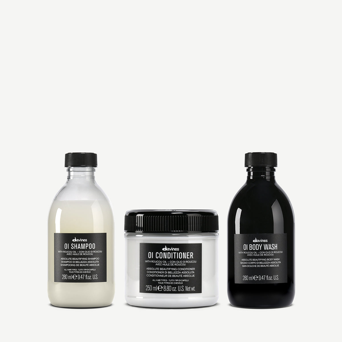Davines ES International Kit de ducha de belleza - Rutina de cuidado del cabello y del cuerpo para una experiencia única