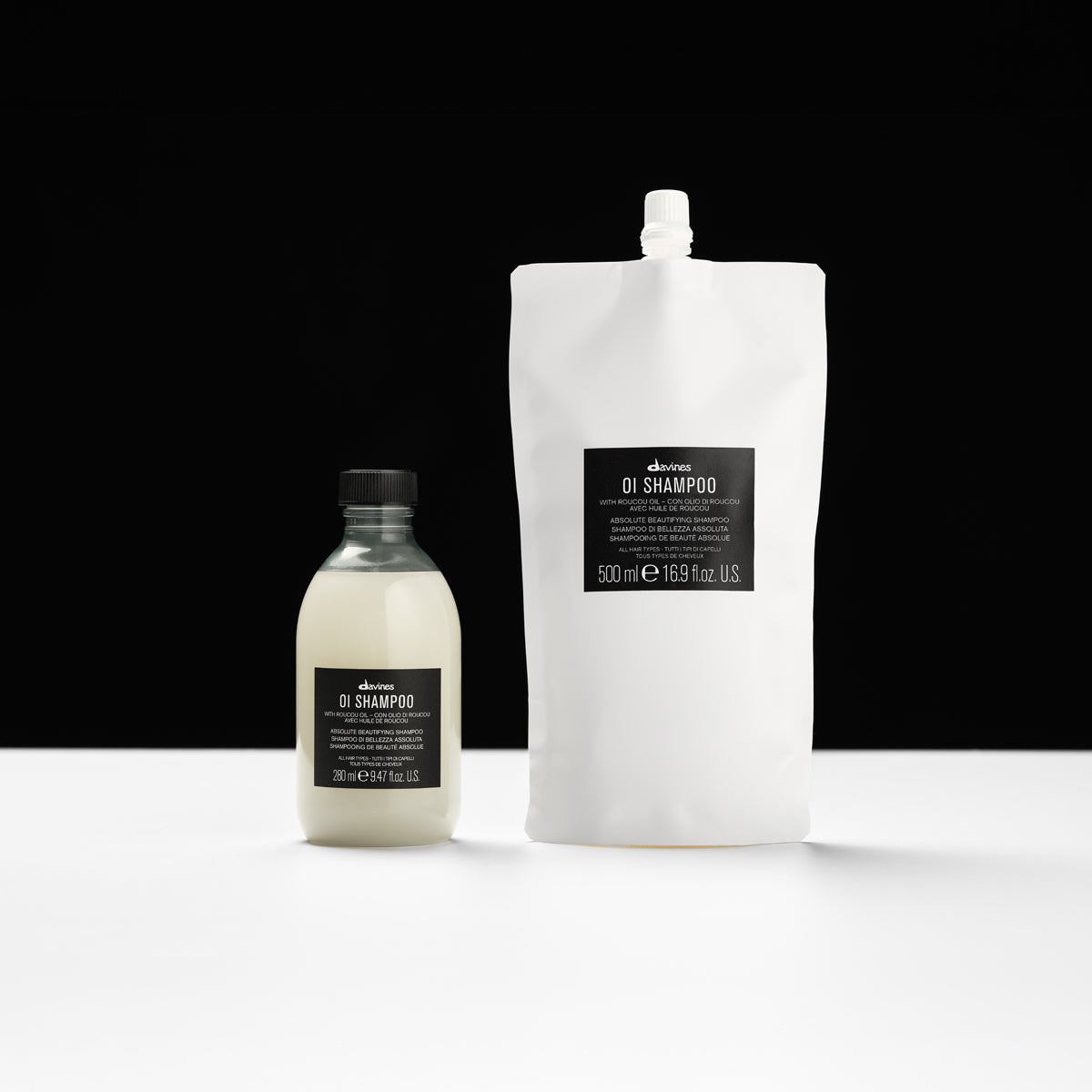 Davines ES International OI Shampoo + Refill - Champú antioxidante para todo tipo de cabello + recarga