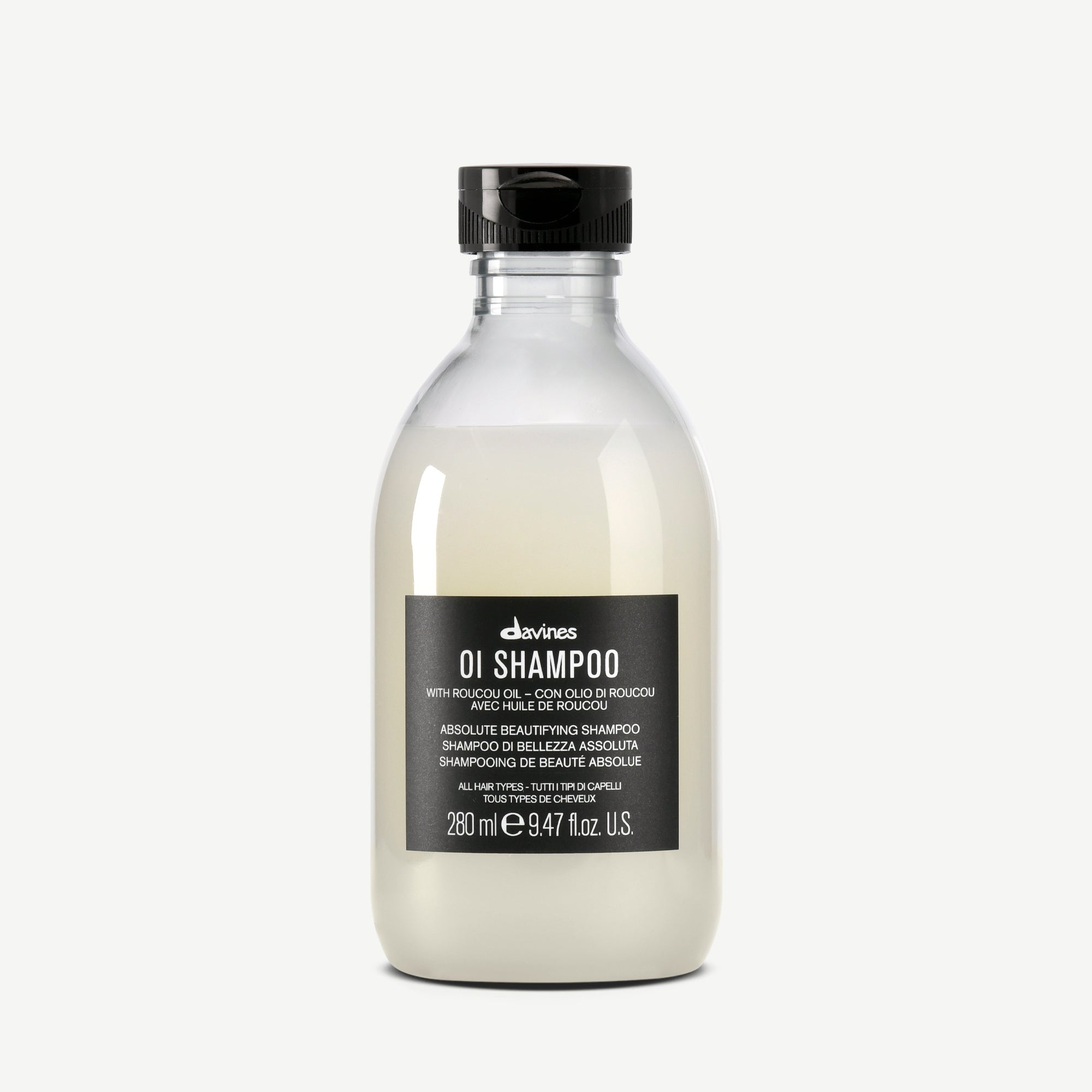 Davines ES International OI Shampoo - Champú suave de uso diario para un cabello brillante y aterciopelado