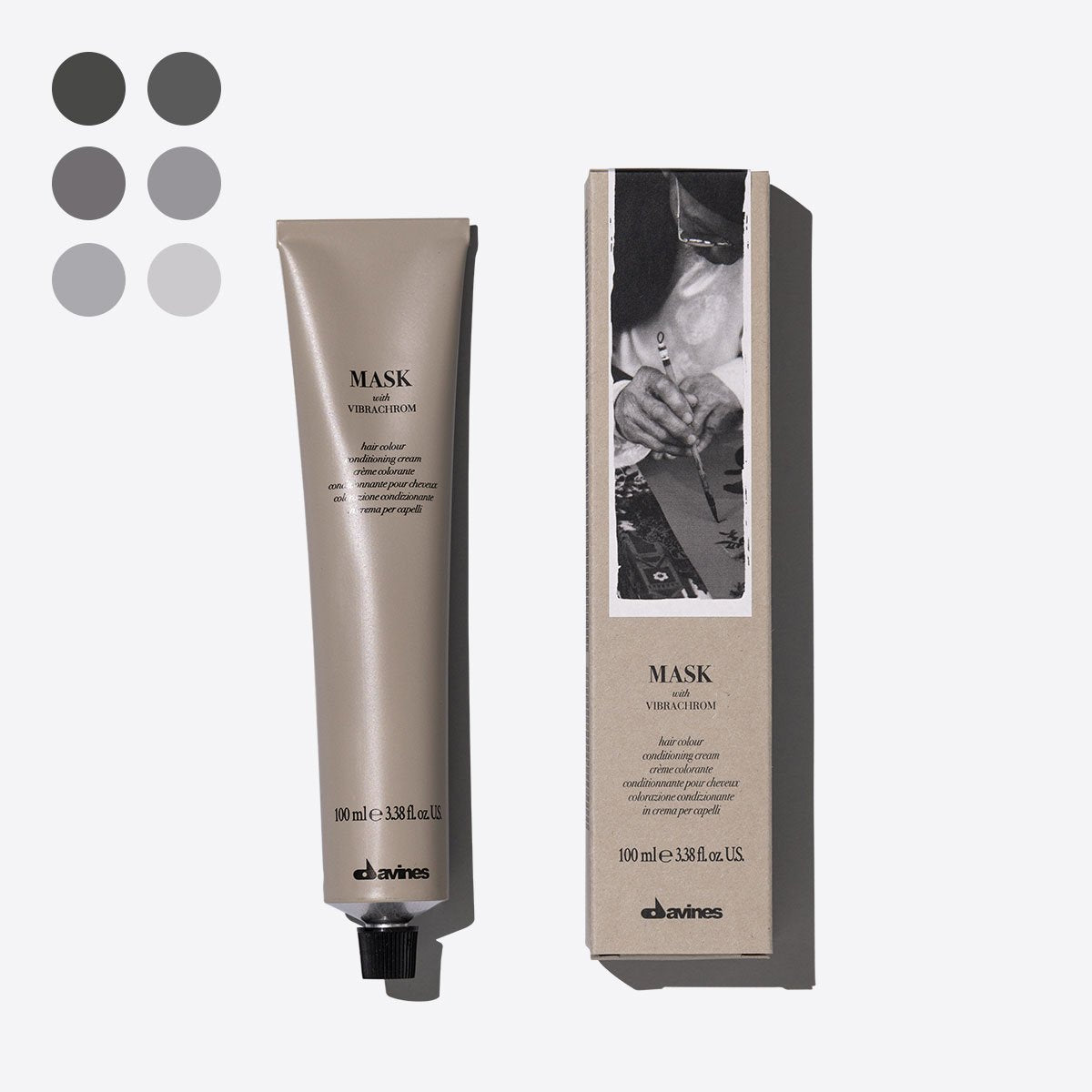 Ash Naturals <span>Tinte permanente en crema con amoníaco y tecnología Vibrachrom que ofrece un gran poder acondicionador, un color con un brillo extraordinario y una larga duración.</span> 0 pz. Davines