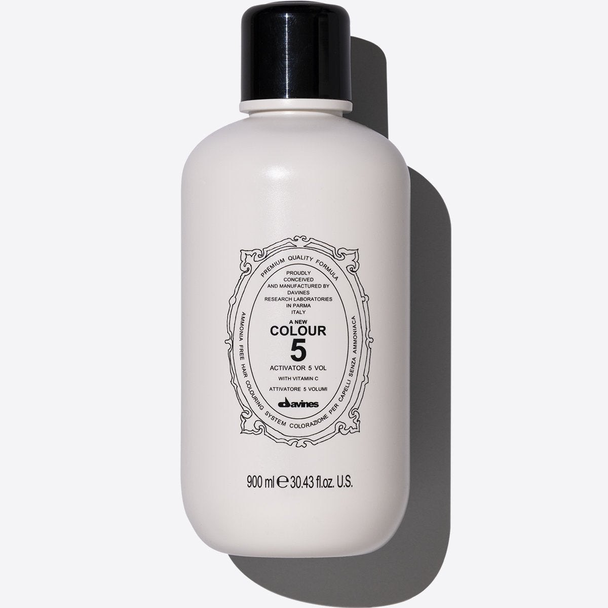 Activator 5 vol Emulsión cremosa de peróxido de hidrógeno al 1.5% 900 ml Davines