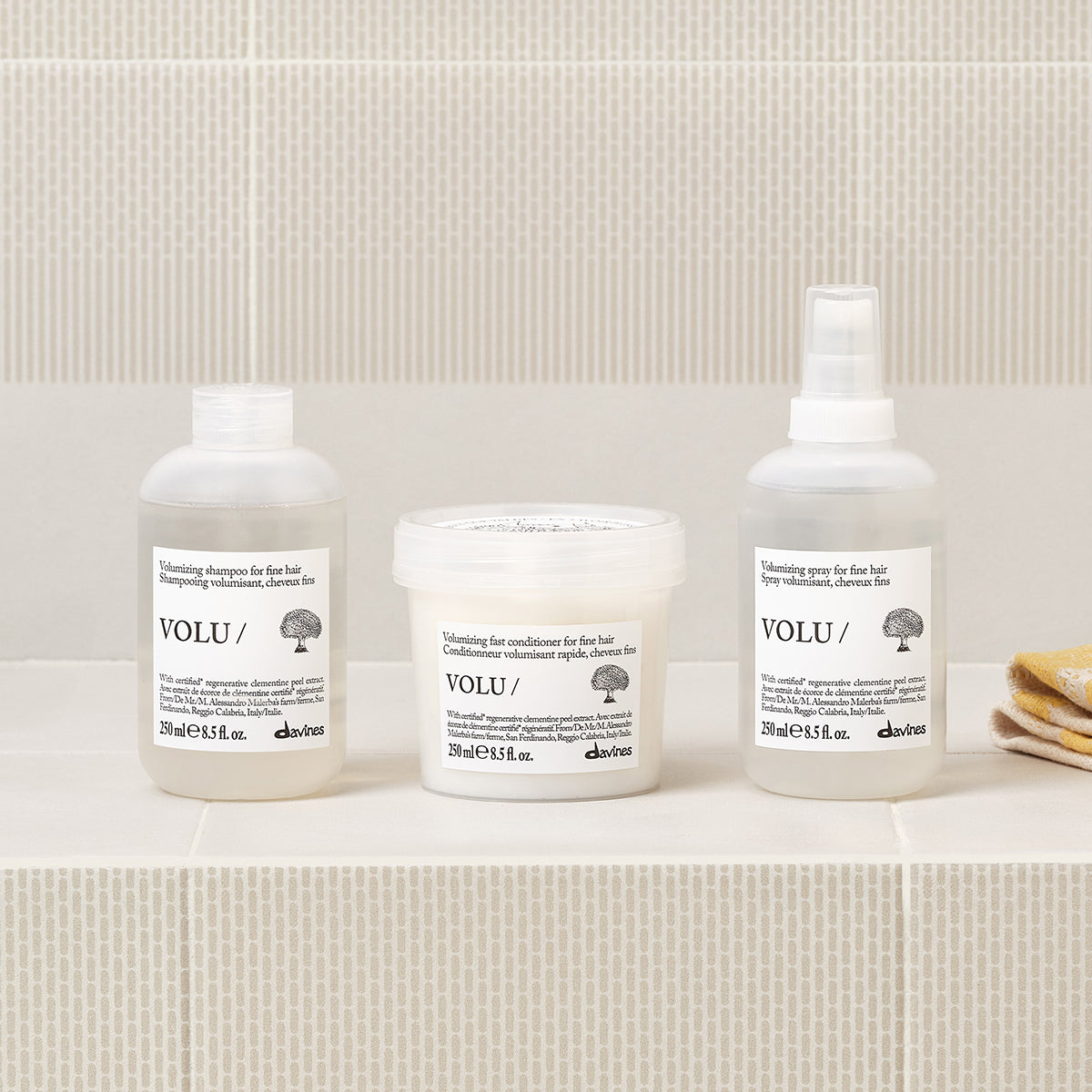 
Davines ES International VOLU Conditioner - Acondicionador voluminizador rápido para cabellos finos