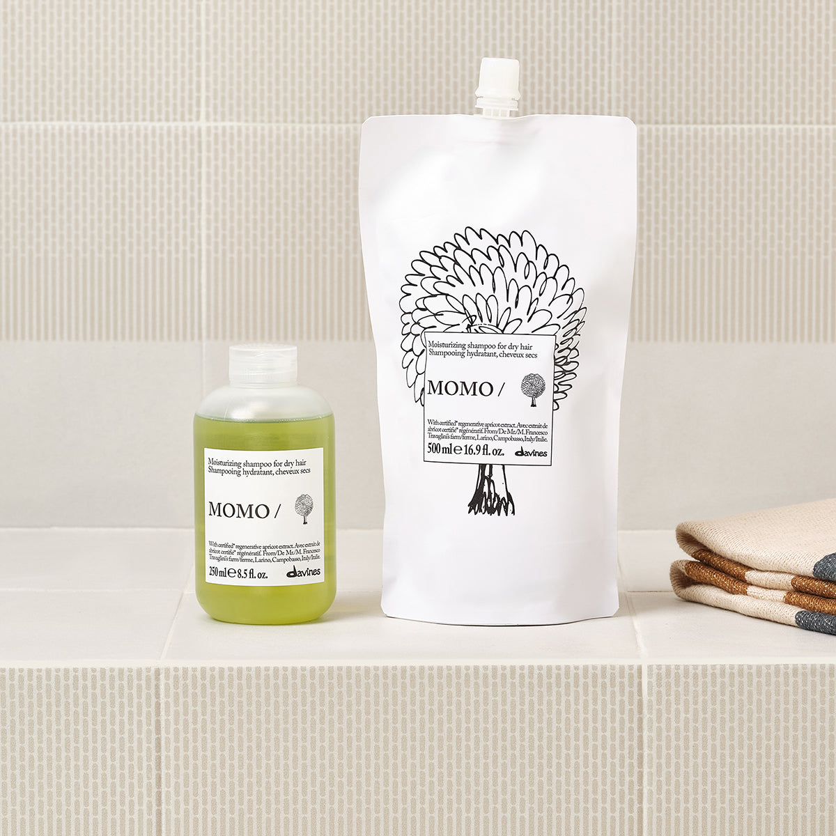 
Davines ES International MOMO Shampoo - Champú hidratante para cabello seco