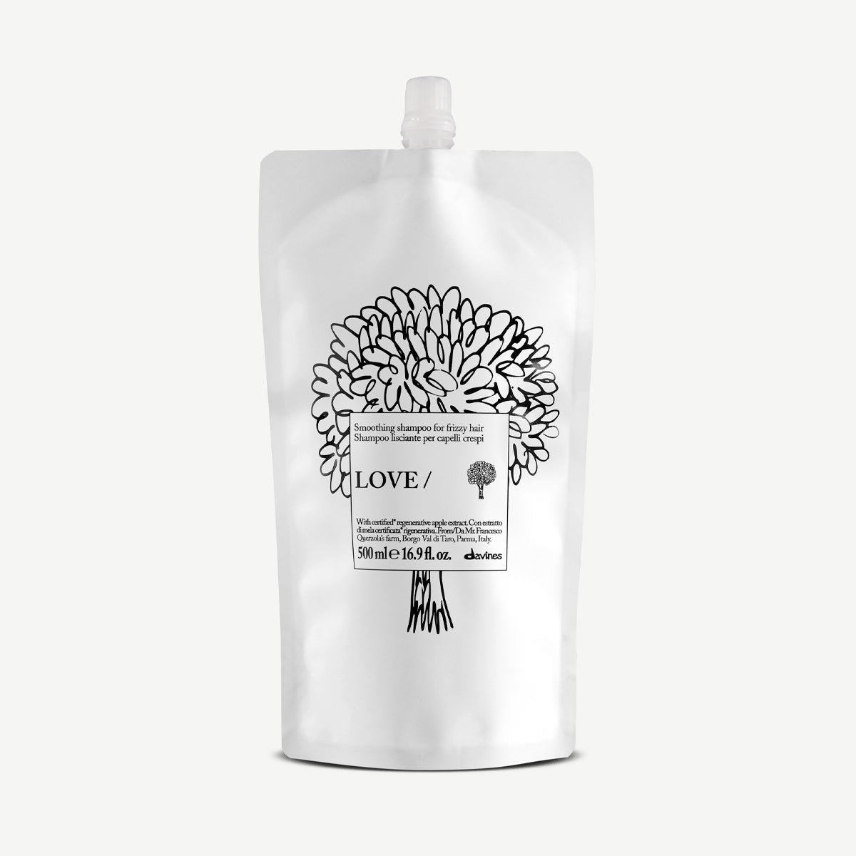 
Davines ES International LOVE SMOOTHING Shampoo - Champú anti-frizz para cabello encrespado