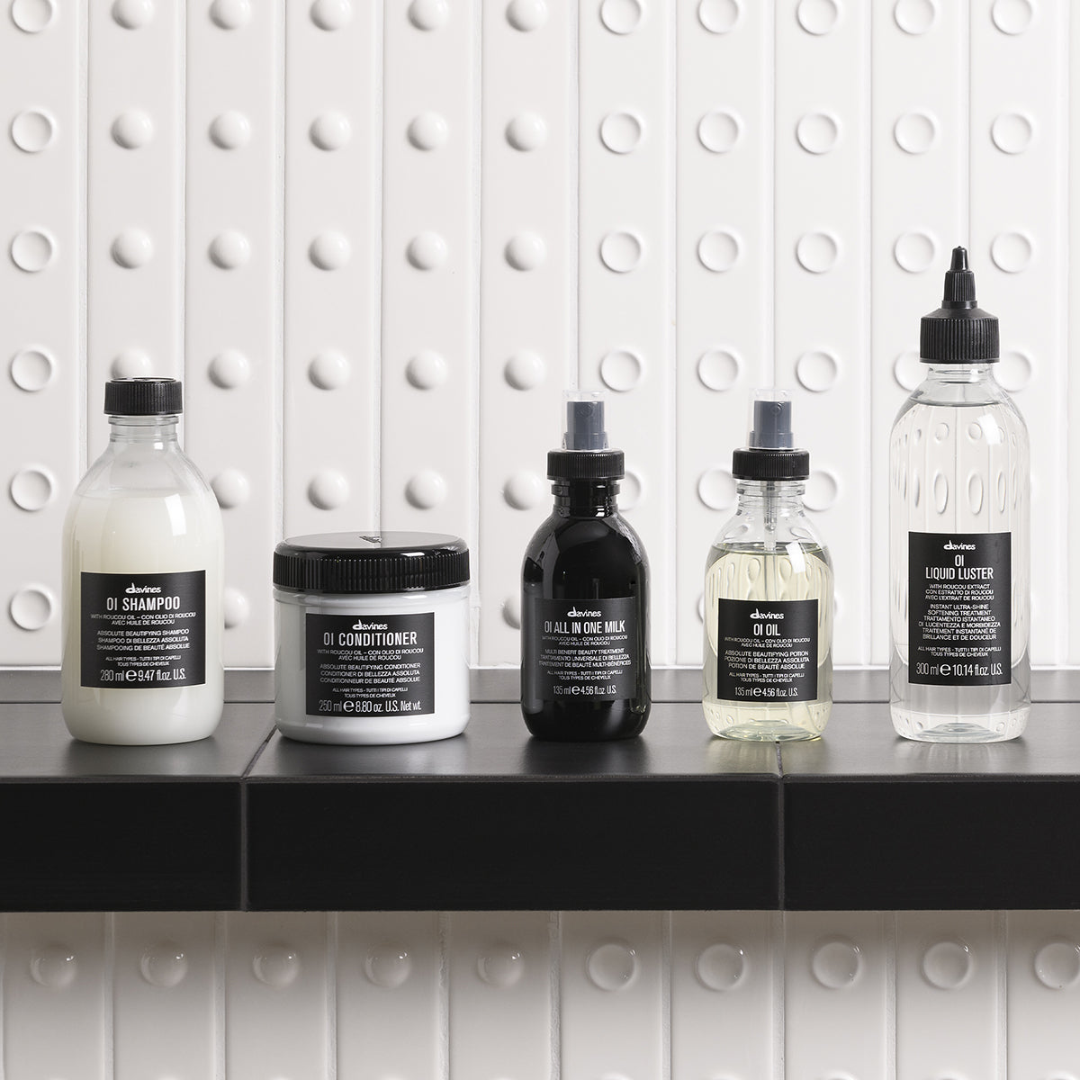 
Davines ES International OI Travel Kit - Kit completo de viaje para un cabello radiante