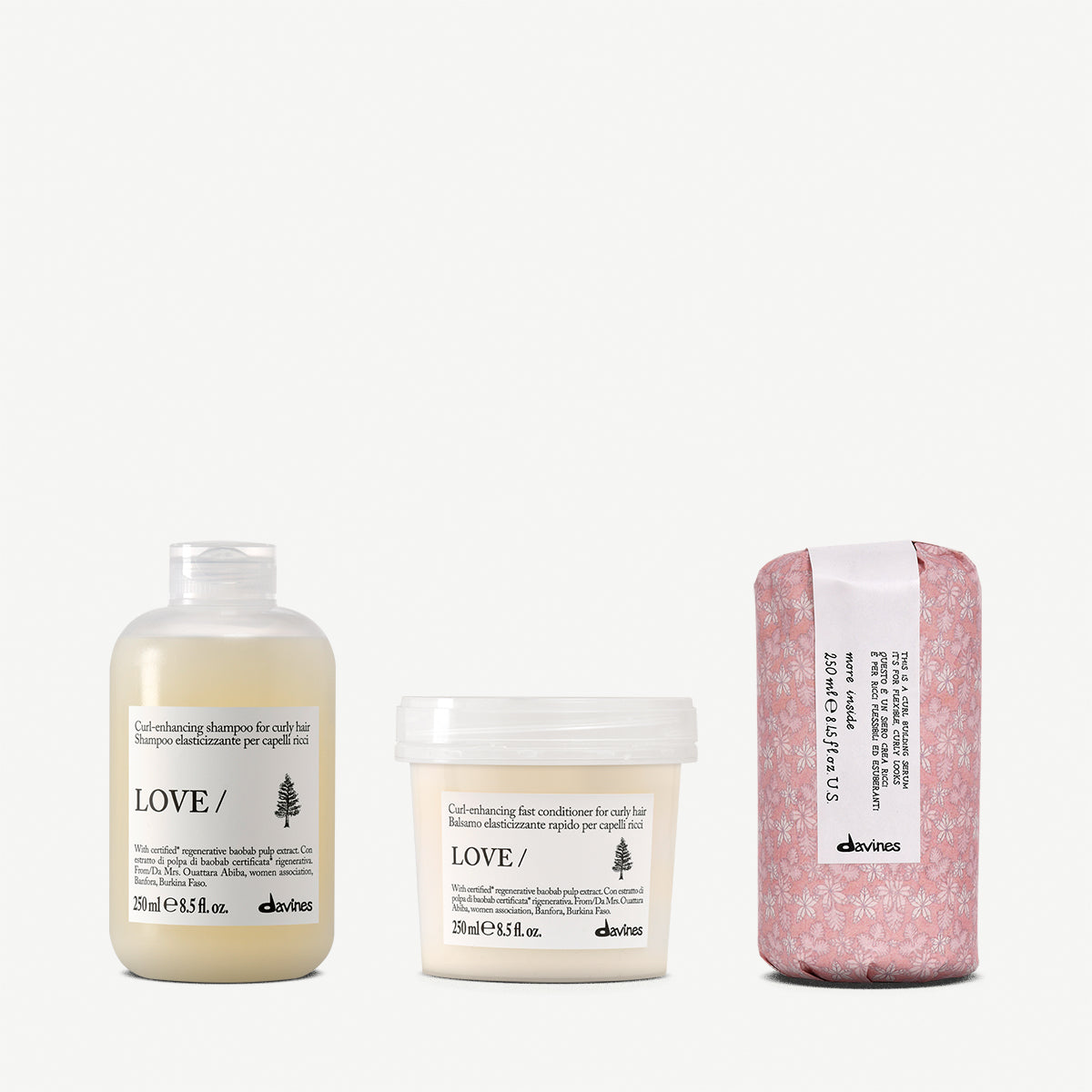 Kit de cuidados para rizos 1  Davines
