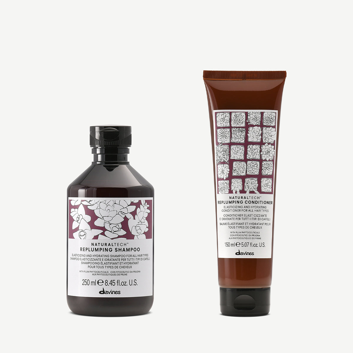 Kit REPLUMPING champú y acondicionador 1  2 pz.Davines
