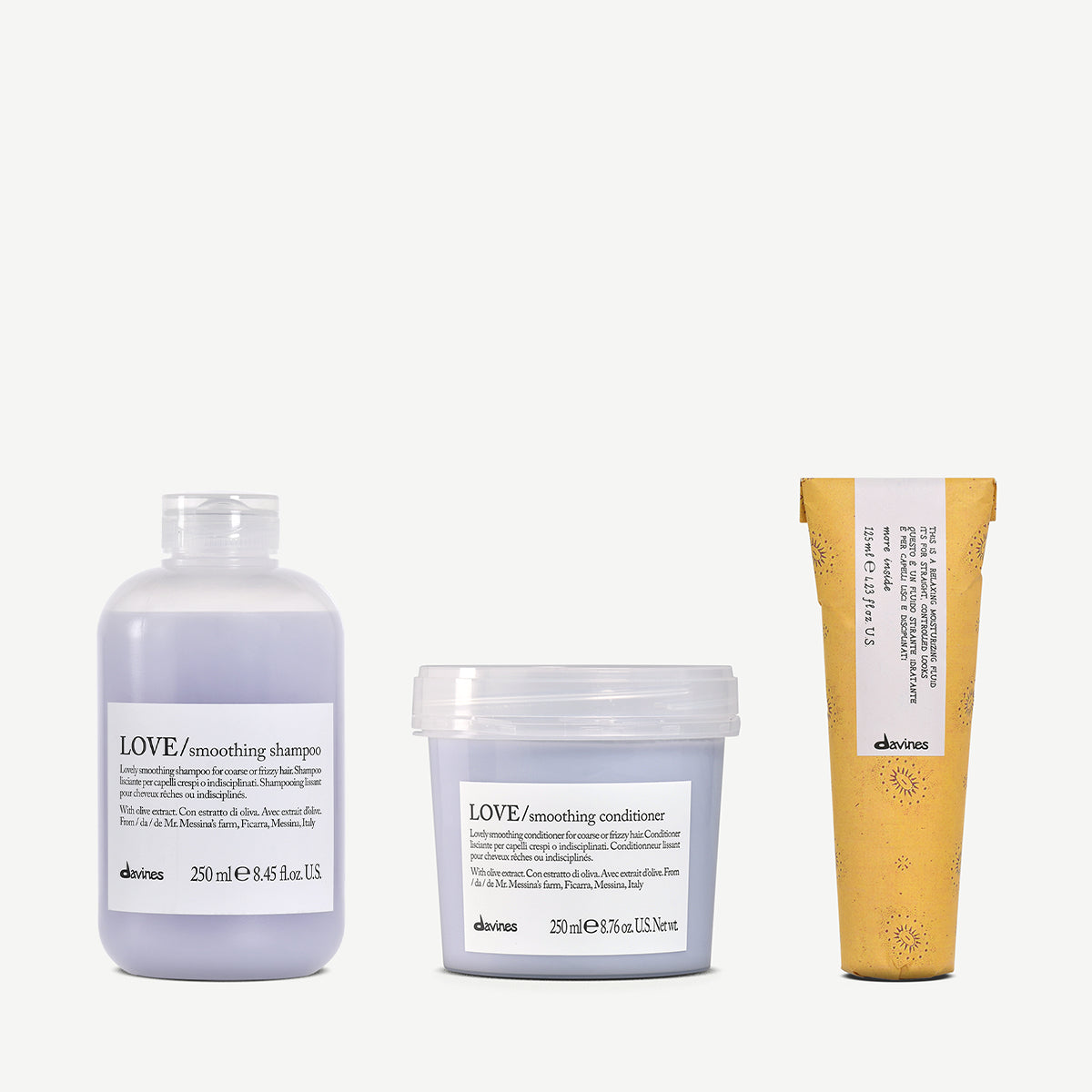 Kit para alisados perfectos 1  3 pz.Davines
