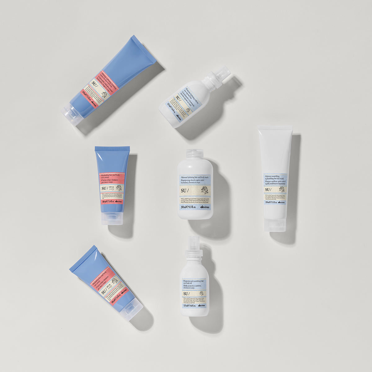
Davines ES International SU SPF50 - Crema solar hidratante SPF 50 para rostro y cuerpo