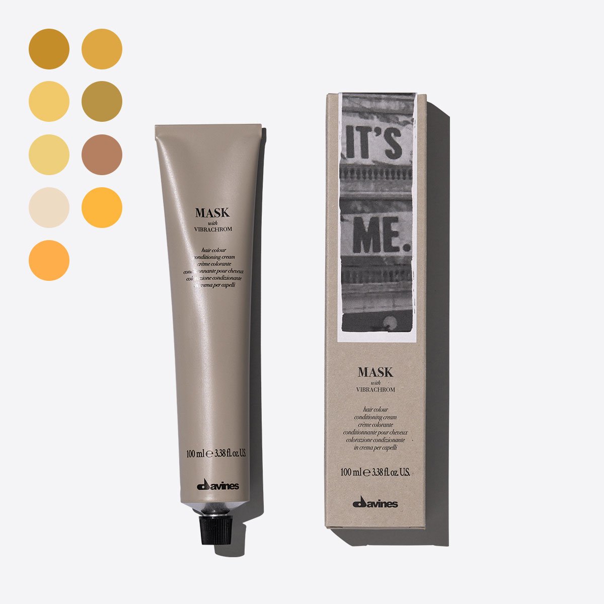 Warm Blonds <span data-mce-fragment="1">Tinte permanente en crema con amoníaco y tecnología Vibrachrom que ofrece un gran poder acondicionador, un color con un brillo extraordinario y una larga duración.</span> 0 pz.  Davines
